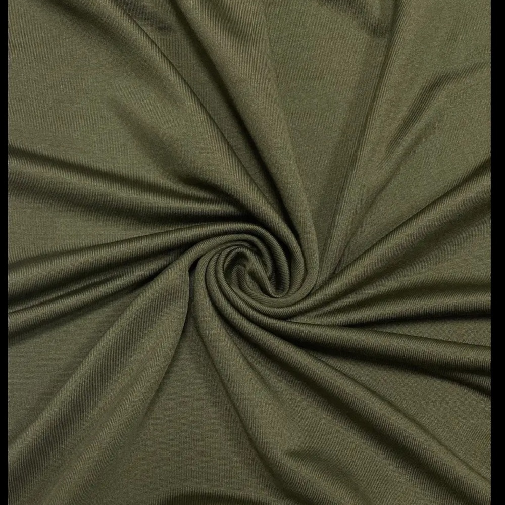 Solid Color Ruffle Hem Dress, Crew Neck Short Sleeve Dress For Spring & Summer - Picture 5 of 5